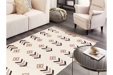 Kelimmatto Niavan 140x200 cm - Beige - Kodintekstiilit & matot - Matto - Itämainen matto - Kelim-matto