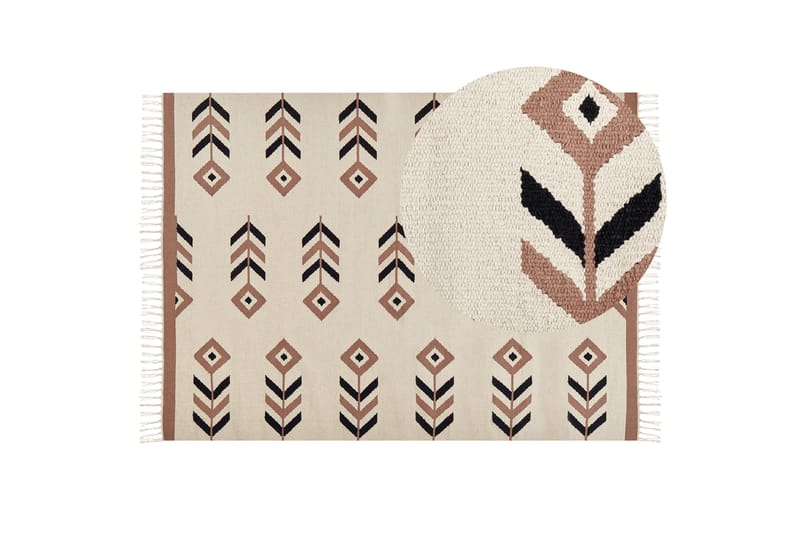 Kelimmatto Niavan 200x300 cm - Beige - Kodintekstiilit & matot - Matto - Itämainen matto - Kelim-matto