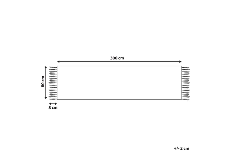 Kelimmatto Niavan 80x300 cm - Beige - Kodintekstiilit & matot - Matto - Itämainen matto - Kelim-matto