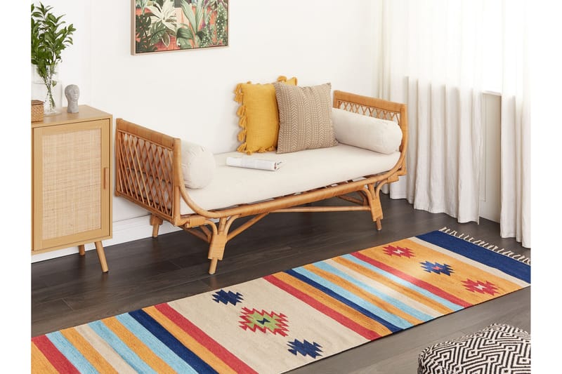 Kelimmatto Taronik 80x300 cm - Punainen - Kodintekstiilit & matot - Matto - Itämainen matto - Kelim-matto