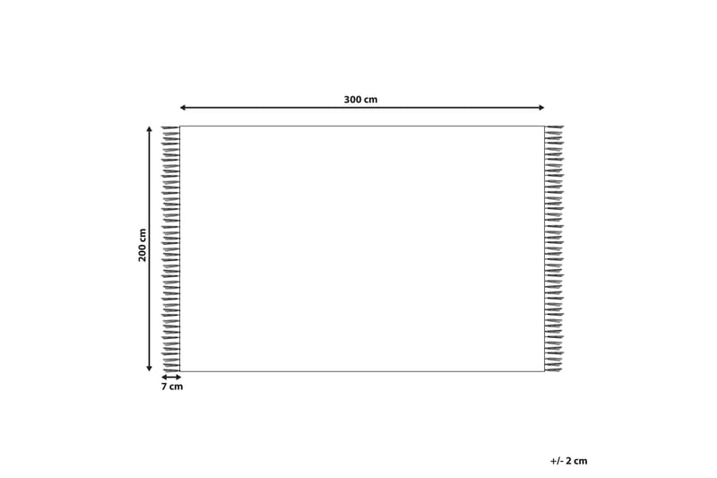 Kelimmatto Parakar 200x300 cm - Punainen - Kodintekstiilit & matot - Matto - Itämainen matto - Kelim-matto