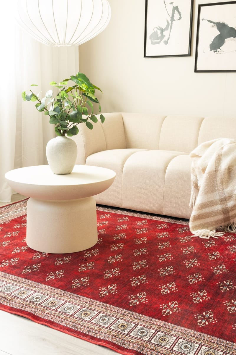 Konekudottu matto KM Home Tarfaya 240x340 cm punainen - Punainen - Kodintekstiilit & matot - Matto - Itämainen matto