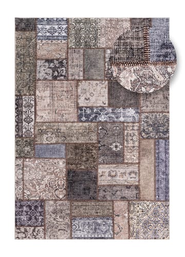 Konekudottu matto KM Home Tarfaya Patch 240x340 Smaragdinvihreä - Smaragdinvihreä - Kodintekstiilit & matot - Matto - Itämainen matto - Patchwork-matto