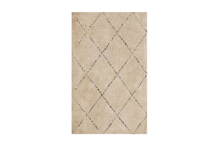 Matto Abhijay 160x230 cm - Beige/Musta - Marokkolainen matto - Itämainen matto