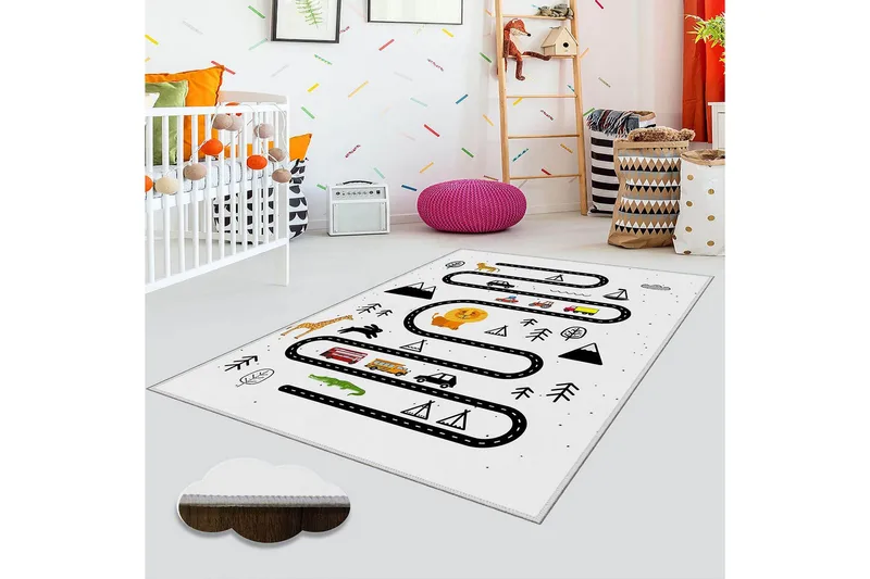 Matto Homefesto 180x280 cm - Monivärinen - Kodintekstiilit & matot - Matto - Itämainen matto - Persialainen matto