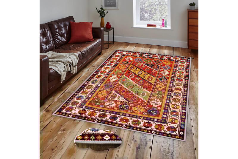Matto Homefesto 80x150 cm - Moniv�ärinen - Kodintekstiilit & matot - Matto - Itämainen matto - Persialainen matto
