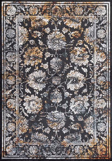 Matto Yelvi 133x190 cm - Musta/Beige - Kodintekstiilit & matot - Matto - Itämainen matto - Persialainen matto