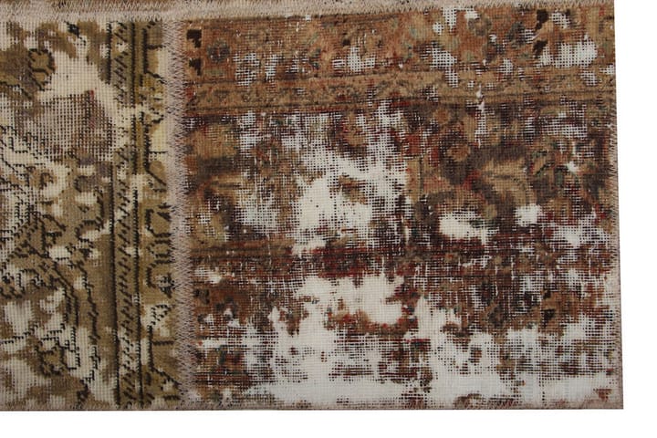Käsinsolmittu Tilkkumatto Villa/Lanka Moniväri 169x235cm - Monivärinen - Käsintehdyt matot - Patchwork-matto