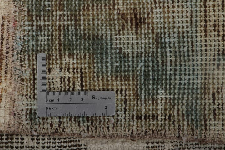 Käsinsolmittu Tilkkumatto Villa/Lanka Moniväri 175x220cm - Monivärinen - Käsintehdyt matot - Patchwork-matto