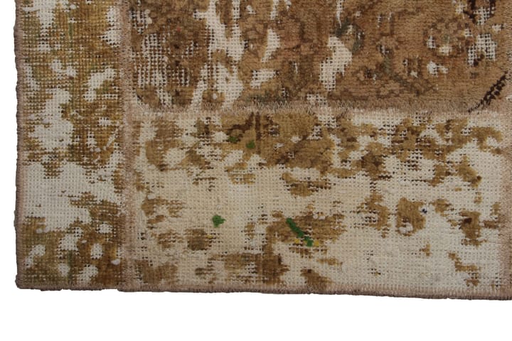 Käsinsolmittu Tilkkumatto Villa/Lanka Moniväri 175x233cm - Monivärinen - Käsintehdyt matot - Patchwork-matto