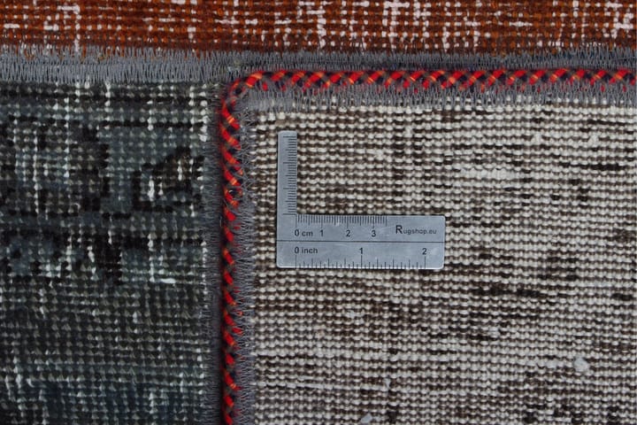Käsinsolmittu Tilkkumatto Villa/Lanka Moniväri 180x240cm - Monivärinen - Käsintehdyt matot - Patchwork-matto