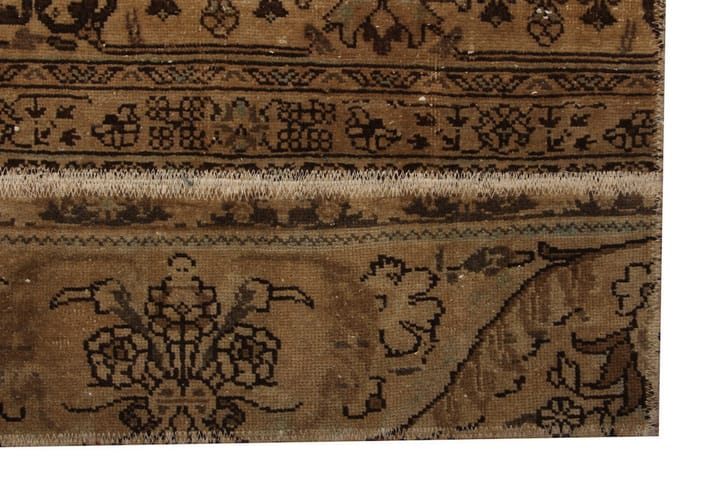 Käsinsolmittu Tilkkumatto Villa/Lanka Moniväri 193x270cm - Monivärinen - Käsintehdyt matot - Patchwork-matto