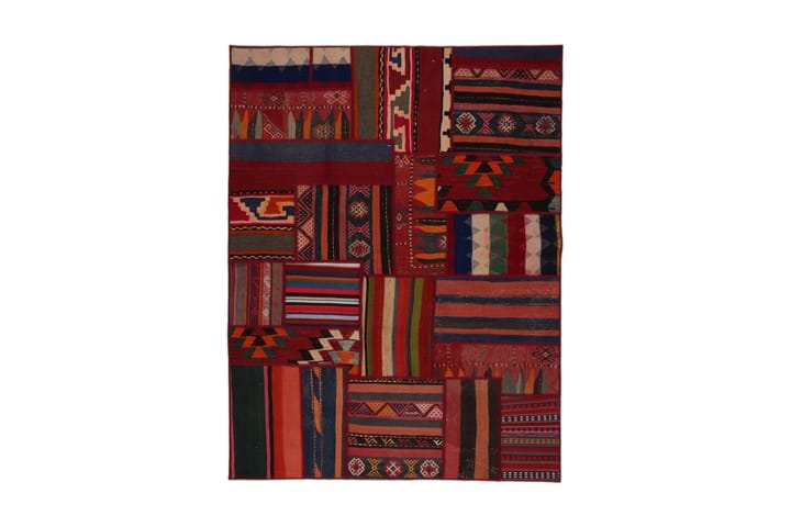 Käsinsolmittu Persialainen matto 153x206 cm Kelim - Monivärinen - Patchwork-matto