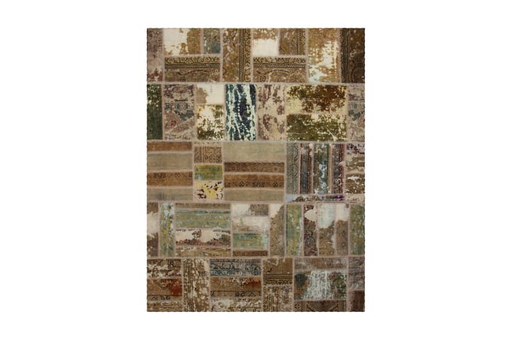 K�äsinsolmittu Persialainen Matto Tilkku 175x227 cm - Monivärinen - Patchwork-matto