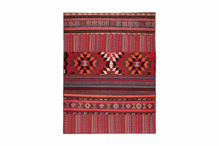 Käsinsolmittu Persialainen matto 151x203 cm Kelim - Monivärinen - Patchwork-matto
