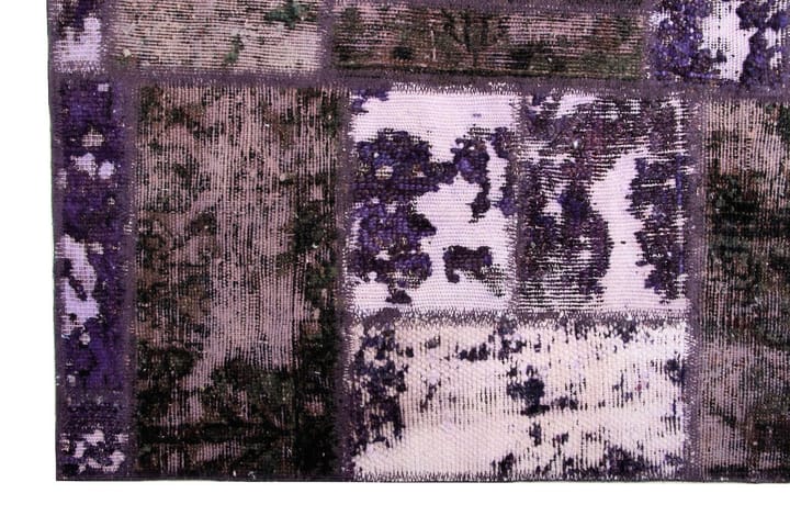 Käsinsolmittu Persialainen Tilkku Villamatto 164x231cm Lanka - Monivärinen - Patchwork-matto
