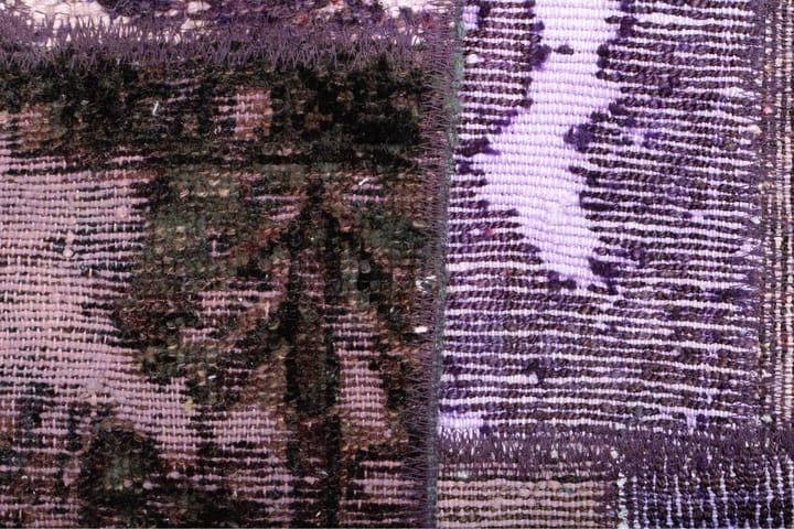 Käsinsolmittu Persialainen Tilkku Villamatto 164x231cm Lanka - Monivärinen - Patchwork-matto