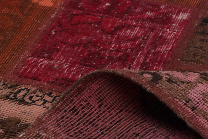 Käsinsolmittu Persialainen Matto Tilkku 174x237 cm - Monivärinen - Patchwork-matto