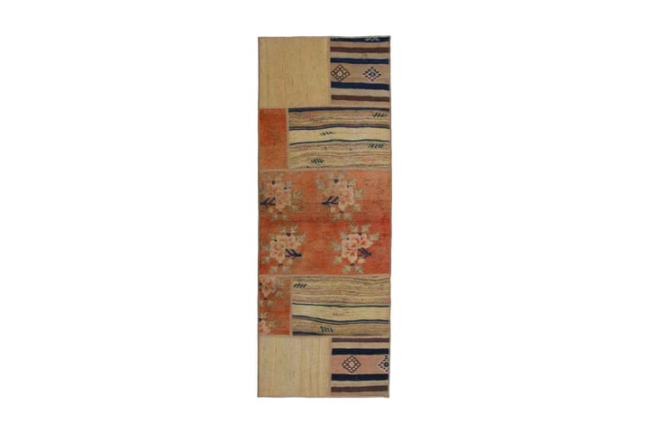 Käsinsolmittu Persialainen matto 75x201 cm Kelim - Monivärinen - Patchwork-matto