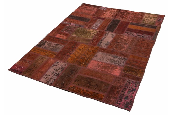Käsinsolmittu Persialainen Matto Tilkku 175x240 cm - Monivärinen - Patchwork-matto