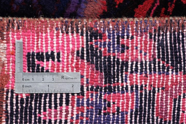 Käsinsolmittu Persialainen Tilkku Villamatto 173x219cm Lanka - Monivärinen - Patchwork-matto