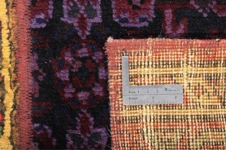 Käsinsolmittu Persialainen Matto Tilkku 172x225 cm - Monivärinen - Patchwork-matto