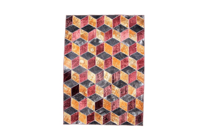 Käsinsolmittu Persialainen matto Tilkku 215x305 cm - Monivärinen - Patchwork-matto