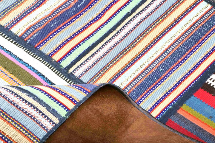 Käsinsolmittu Persialainen Matto Tilkku 170x232 cm - Monivärinen - Patchwork-matto