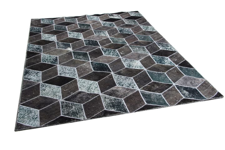 Käsinsolmittu Persialainen matto Tilkku 176x245 cm - Monivärinen - Patchwork-matto