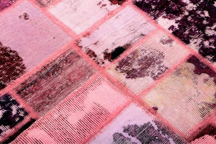 Käsinsolmittu Persialainen Tilkku Villamatto 169x235cm Lanka - Monivärinen - Patchwork-matto