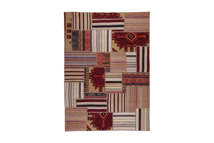 Käsinsolmittu Persialainen matto 166x237 cm Kelim - Monivärinen - Patchwork-matto