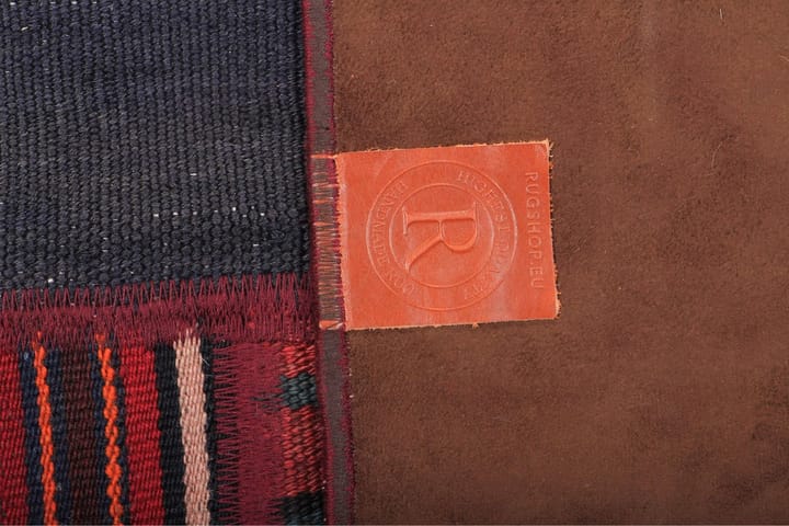 Käsinsolmittu Persialainen Tilkku Villamatto 145x202cm Lanka - Monivärinen - Patchwork-matto