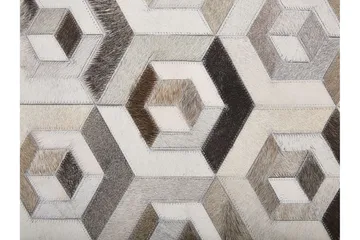Matto Yenikent 140x200 cm - Nahka / beige / ruskea - Kodintekstiilit & matot - Matto - Itämainen matto - Patchwork-matto