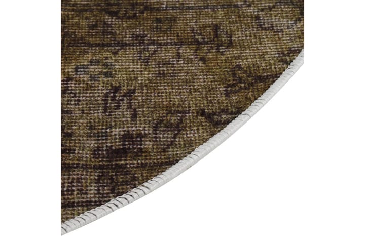 Matto pestävä tilkkutäkki Ï†120 cm monivärinen liukumaton - Monivärinen - Patchwork-matto