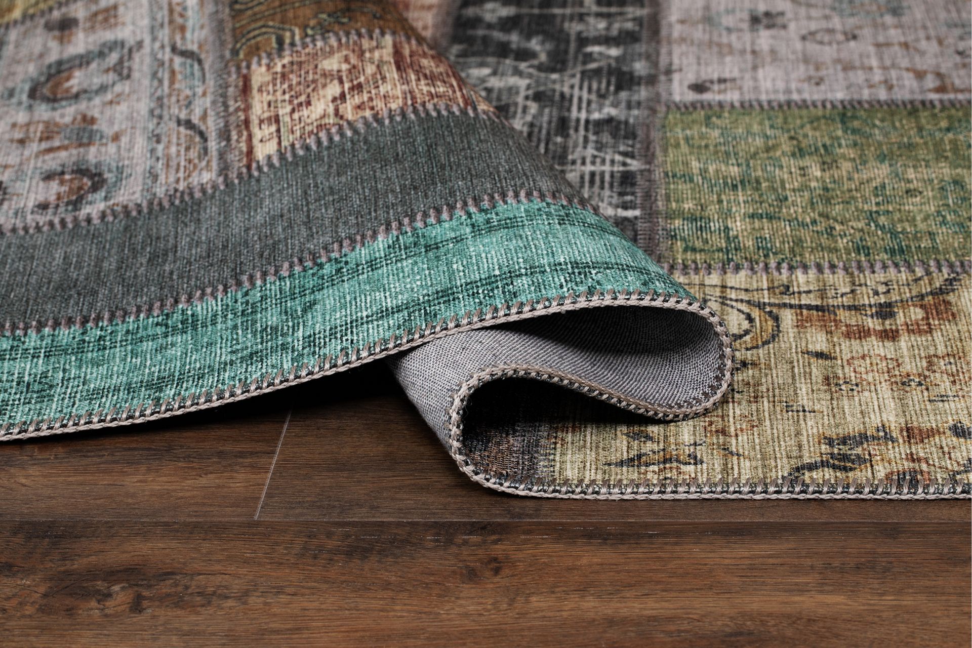 Patchworkmatto Patchworks 160x230 cm Moniväri - Monivärinen - Kodintekstiilit & matot - Matto - Itämainen matto - Patchwork-matto