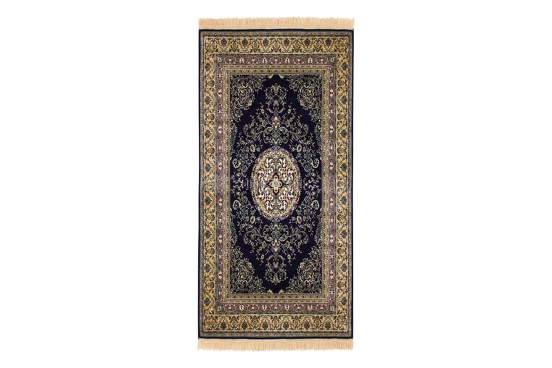Matto Casablanca Medallion 80x150 cm Laivastonsininen - Tummansininen - Kodintekstiilit & matot - Matto - Itämainen matto - Persialainen matto
