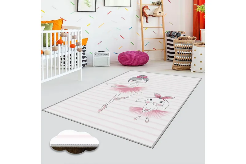 Matto Homefesto 100x150 cm - Monivärinen - Kodintekstiilit & matot - Matto - Itämainen matto - Persialainen matto