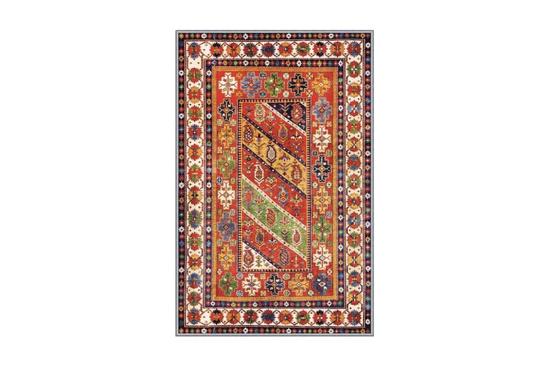 Matto Homefesto 100x200 cm - Monivärinen - Kodintekstiilit & matot - Matto - Itämainen matto - Persialainen matto