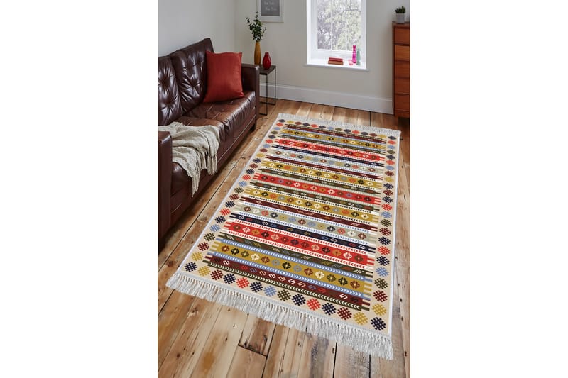 Matto Homefesto 80x200 cm - Monivärinen/Sametti - Kodintekstiilit & matot - Matto - Itämainen matto - Persialainen matto