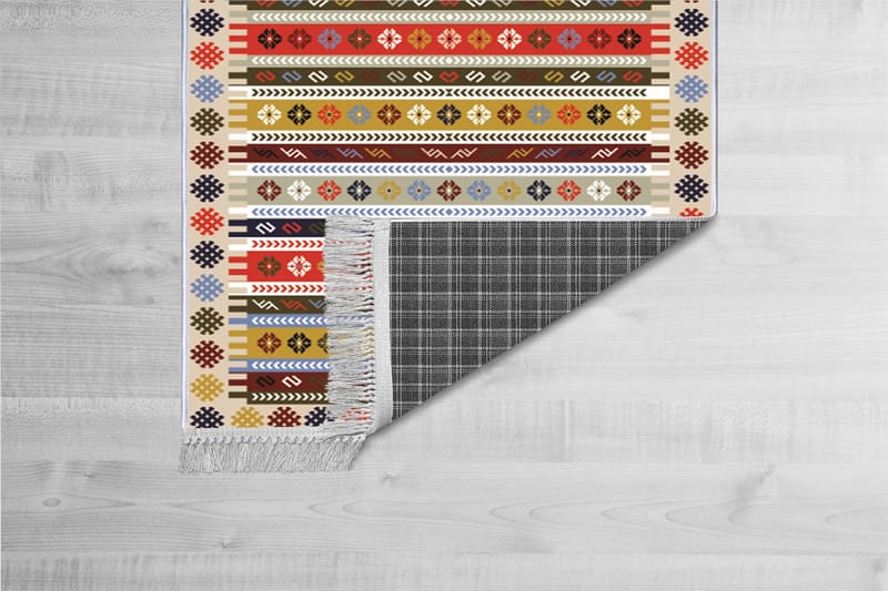 Matto Homefesto 80x200 cm - Monivärinen/Sametti - Kodintekstiilit & matot - Matto - Itämainen matto - Persialainen matto