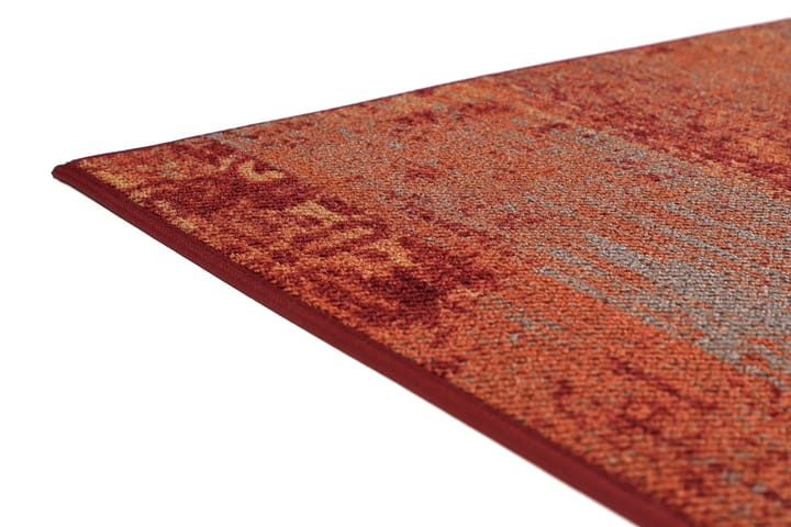 Matto Rustiikki Pyöreä 133 cm Puna-oranssi - VM Carpet - Persialainen matto - Itämainen matto