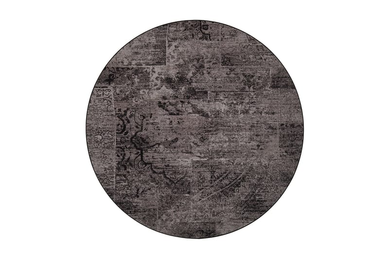 Matto Rustiikki Pyöreä 200 cm Musta, VM Carpet