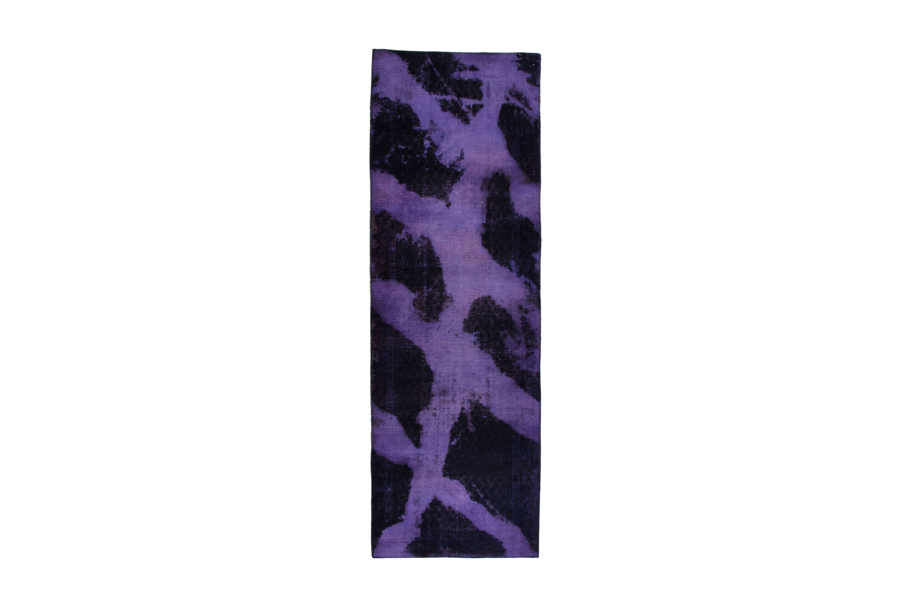Käsinsolmittu Persialainen matto 92x275 cm Vintage - Violetti