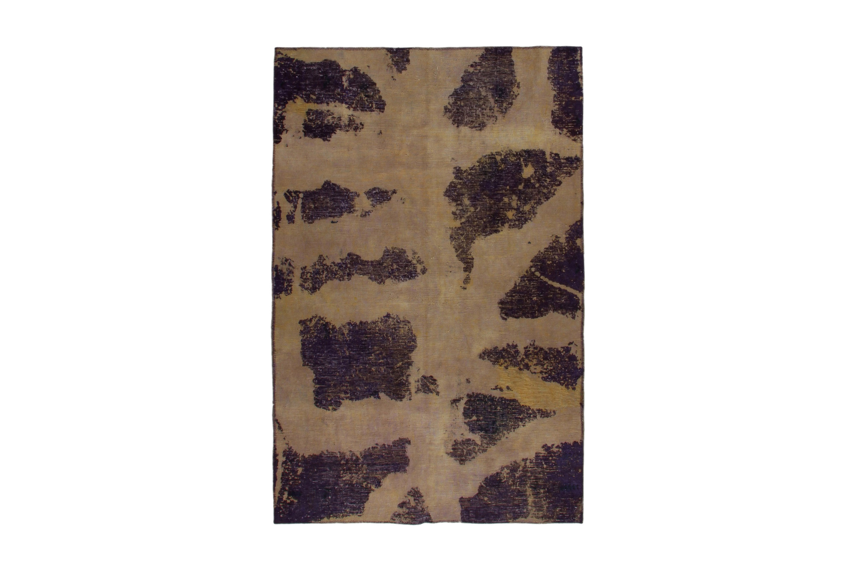 Käsinsolmittu Persialainen matto 133x205 cm Vintage - Beige / Violetti