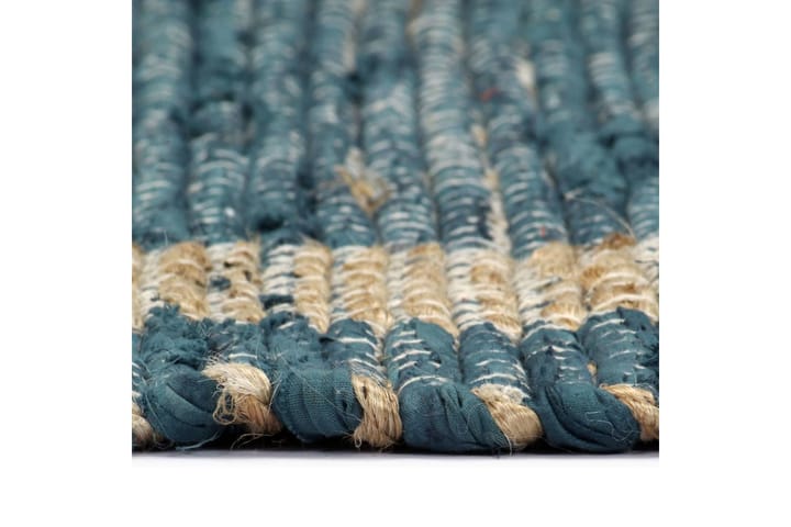 Käsintehty juuttimatto sininen 80x160 cm - Sininen - Käsintehdyt matot - Sisalmatto - Juuttimatto & Hamppumatto