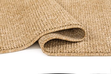 Konekudottu matto Capri Plain pyöreä 120 cm - Juuttikuitu - Kodintekstiilit & matot - Matto - Pyöreät matot