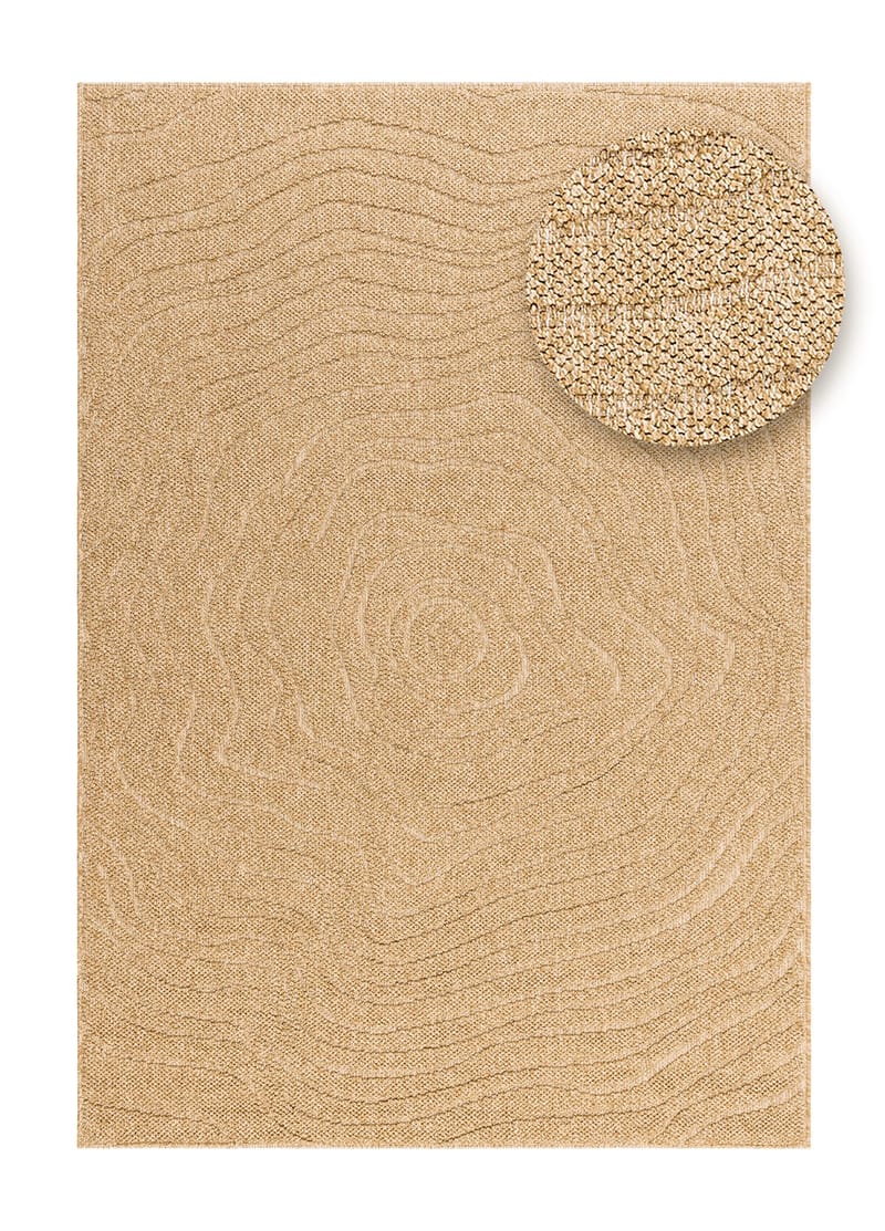 Konekudottu matto KM Home Capri Modern 200x290 cm juutti - juutti - Kodintekstiilit & matot - Matto - Yksiväriset matot
