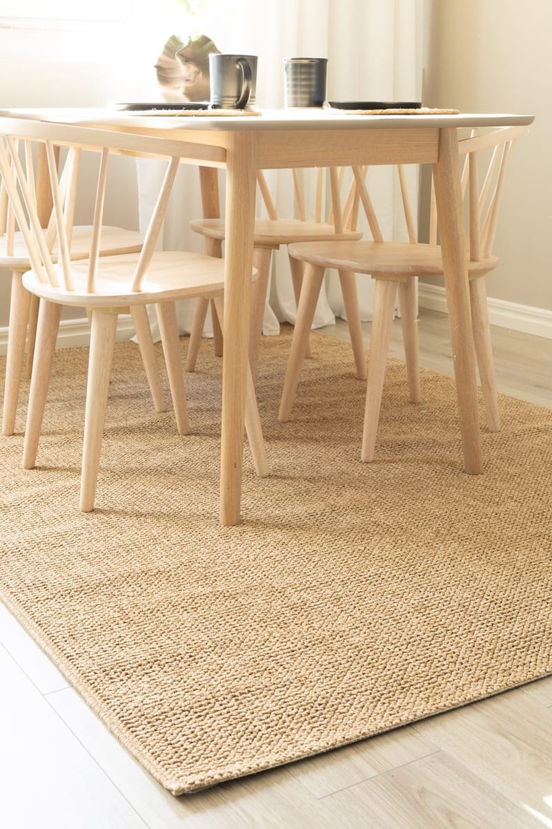 Konekudottu matto KM Home Capri Plain 160x230 cm juutti - juutti - Kodintekstiilit & matot - Matto - Yksiväriset matot