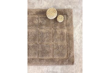 Kylpyhuonematto Neliö - 70x120 cm, Tumma Pellava - Kodintekstiilit & matot - Matto - Pienet matot