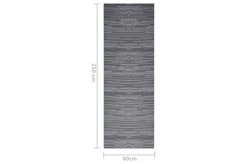 Matto antrasiitti 80x250 cm PP - Antrasiitti - Kodintekstiilit & matot - Matto - Ulkomatto